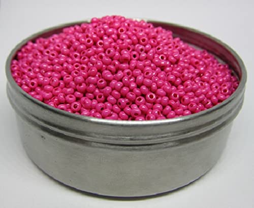 20 g Preciosa Rocailles - Rosa (intensives Terra), 10/0 ca. 2,3 mm (PRECIOSA seed beads - pink (INTENSIVE TERRA), 10/0 approx. 2.3 mm) von Preciosa
