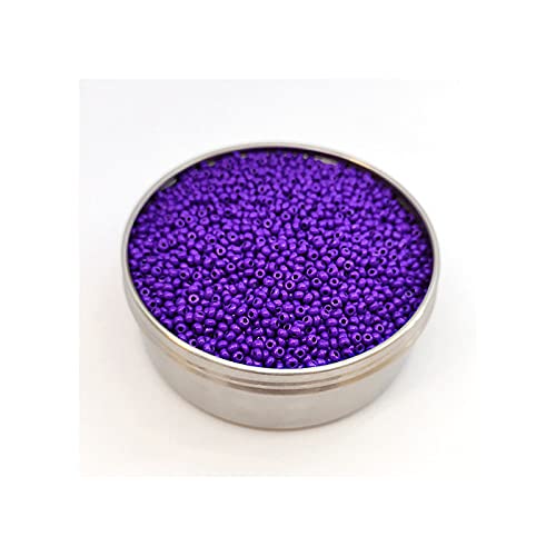 20 g Preciosa Rocailles - lila (terra intensiv), 10/0 ca. 2,3 mm (PRECIOSA seed beads - purple (TERRA INTENSIVE), 10/0 approx. 2.3 mm) von Preciosa