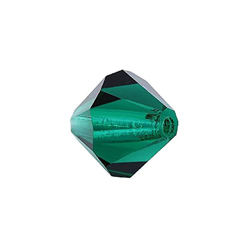 36 stk PRECIOSA - MC Bead Rondelle, Smaragd 3,6x4 mm (PRECIOSA - MC Bead Rondelle, emerald) 36pcs von PRECIOSA