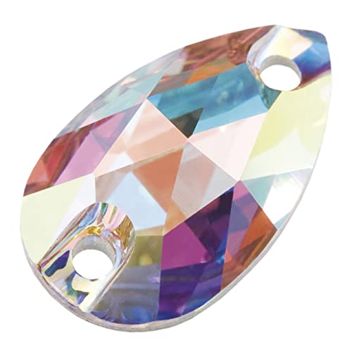 Preciosa Kristalle Pear 12x7mm ohne Kleber 8 Stück Crystal Ab von Preciosa