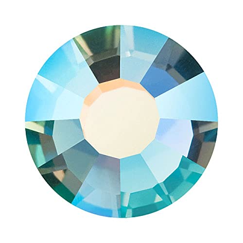 Preciosa Kristalle Viva12 SS16 (ca. 3.9mm) HotFix 100 Stück Aqua Bohemica Ab von Preciosa