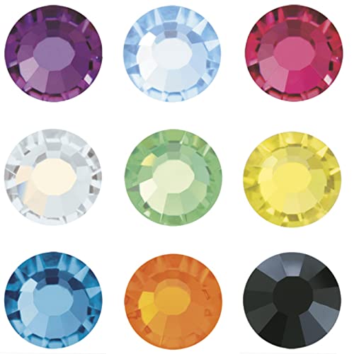 Preciosa Kristalle Viva12 SS16 (ca. 3.9mm) HotFix 100 Stück Caribbean Sea von Preciosa