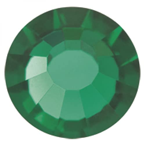 Preciosa Kristalle Viva12 SS16 (ca. 3.9mm) ohne Kleber 100 Stück Emerald von Preciosa