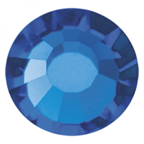 Preciosa Kristalle Viva12 SS20 (ca. 4.7mm) HotFix 100 Stück Capri Blue von Preciosa