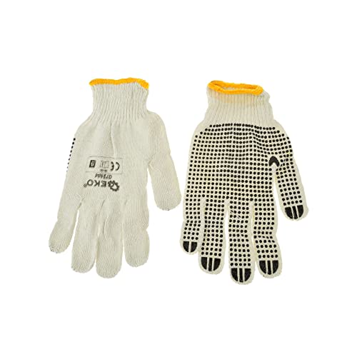 Preis-Zone Arbeitshandschuhe Strickhandschuhe Handschuhe für die Arbeit Schutzhandschuhe mit Noppen Größe M von Preis-Zone