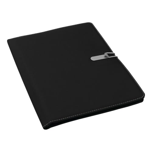 Preiswert&Gut 1 x Dokumentenmappe A4, mit farbig-elastischem Verschlussband, Metallhaken, Schreibblock und Stifteschlaufe – ideal für Büro, Konferenzen und Geschäftsreisen Farbwahl (Schwarz/Grau) Preiswert&Gut 1 x Dokumentenmappe A4, mit farbig-elastischem Verschlussband, Metallhaken, Schreibblock und Stifteschlaufe – ideal für Büro, Konferenzen und Geschäftsreisen Farbwahl (Schwarz/Grau) von Preiswert & Gut