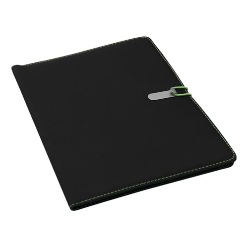 Preiswert&Gut 1 x Dokumentenmappe A4, mit farbig-elastischem Verschlussband, Metallhaken, Schreibblock und Stifteschlaufe – ideal für Büro, Konferenzen und Geschäftsreisen Farbwahl (Schwarz/Grün) Preiswert&Gut 1 x Dokumentenmappe A4, mit farbig-elastischem Verschlussband, Metallhaken, Schreibblock und Stifteschlaufe – ideal für Büro, Konferenzen und Geschäftsreisen Farbwahl (Schwarz/Grün) von Preiswert & Gut