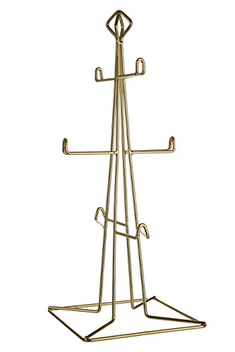 Premier Housewares Vertex, vergoldet, Metall, Gold, 15 x 15 x 37 cm, Eisendraht, 15x15x37 Premier Housewares Vertex, vergoldet, Metall, Gold, 15 x 15 x 37 cm, Eisendraht, 15x15x37 von Premier