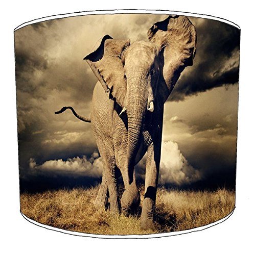 20.3cm Decke elefanten muster lampenschirm 3 - 25cm von Premier Lighting Ltd