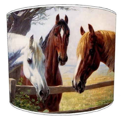 Premier Lampenschirme - Durchmesser 30cm Deckenlampelampenschirme Kinder Pferde von Premier Lighting Ltd