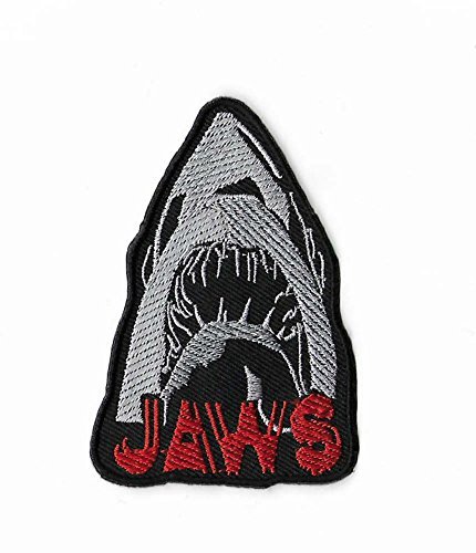 Backen Patch Bestickt Eisen/Sew Badge Shark Film Poster Martin Brody The Revenge Kostüm Souvenir Aufnäher von Premier Patch