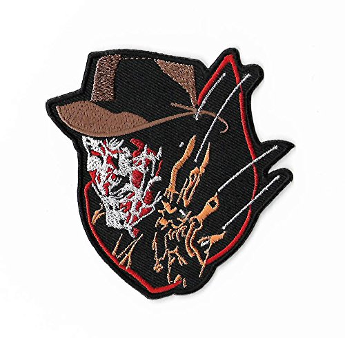 Freddy Krueger Aufnäher bestickt zum Aufbügeln/Aufnähen auf Abzeichen Horror Movie A Nightmare on Elm Street Kostüm Souvenir Applikation von Premier Patch