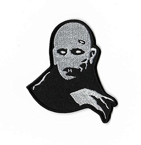 Graf Orlock Aufnäher bestickt zum Aufnähen oder Aufbügeln, Horror-Film, Nosferatu Dracula, Kostüm, Souvenir. von Premier Patch