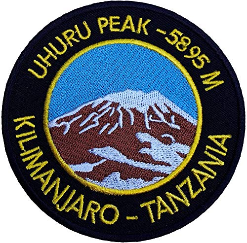 Kilimanjaro Eisen auf Patch/8,9 cm bestickt Uhuru Peak Tansania Trekking Badge Kilimanjaro Eisen auf Patch/8,9 cm bestickt Uhuru Peak Tansania Trekking Badge von Premier Patch