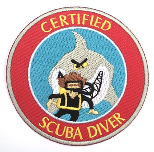 Zertifiziert Scuba Diver gesticktes Eisen auf Patch/8,9 cm gesticktes Badge Tauchen Aufnäher Zertifiziert Scuba Diver gesticktes Eisen auf Patch/8,9 cm gesticktes Badge Tauchen Aufnäher von Premier Patch