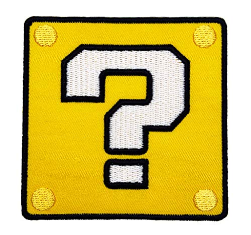 Premier Patches Aufbügler/Aufnäher für Kostüm, Super Mario, Fragezeichen-Motiv von Premier Patches