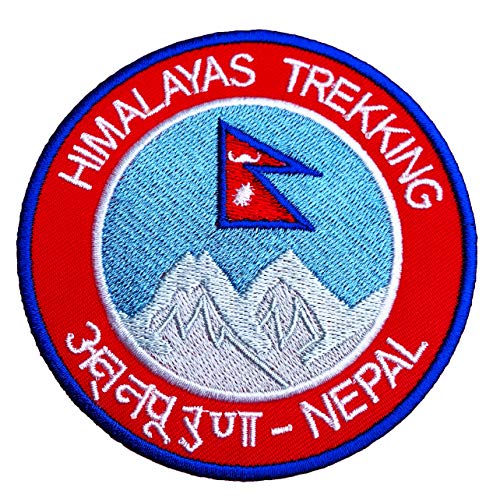 Mount Everest Base Camp Nepal Aufnäher Bügelbild, bestickt, cm, zum Bergsteigen/Klettern, für Reisen/Tasche/Rucksack/T-Shirt/Jacke/Gepäck, als Souvenir von Premier Patches