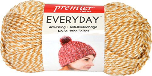 Premier Yarns 103-02 Weiches Garn für den täglichen Gebrauch, Acryl, Hellbraun meliert, 20.32 x 7.62 x 10.16 cm, 165 von Premier Yarns