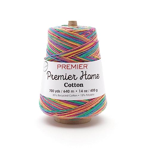 Premier Yarns 1032-01 Home Baumwollgarn - Multi Cone-Rainbow von Premier Yarns