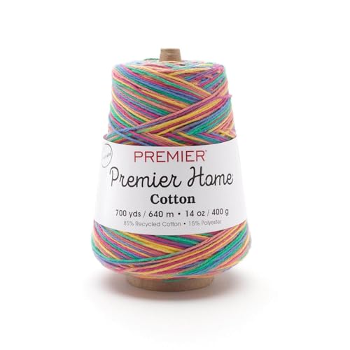 Premier Yarns Home Baumwollgarn Multi Cone Rainbow, Papier, Mehrfarbig von Premier Yarns