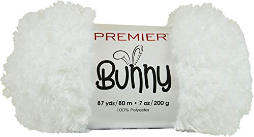 Premier Yarns 1096-01 Garn Bunny White, weiß, Einheitsgröße von Premier Yarns