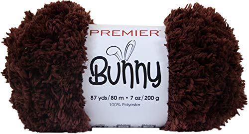 Premier Yarns 1096-18 Garn Bunny Schokolade, schokoladenbraun, Einheitsgröße, 80 Meter von Premier Yarns