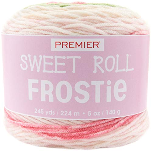 Premier Yarns 1119-08 Garn Sweet Roll FRST, Acryl, Strawberry Shortcake, 224 Meter von Premier Yarns