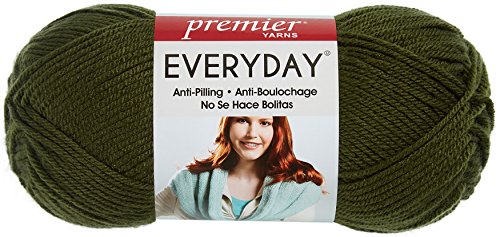 Premier Yarns Everyday Solid Yarn, Acryl, Mehrfarbig, 9.52 x 19.68 x 9.52 cm, 186 von Premier Yarns