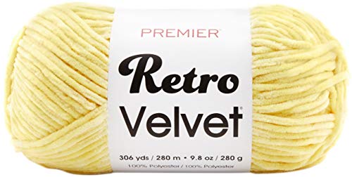 Premier Yarns Gelbes Garn, Retro-Samt von Premier Yarns