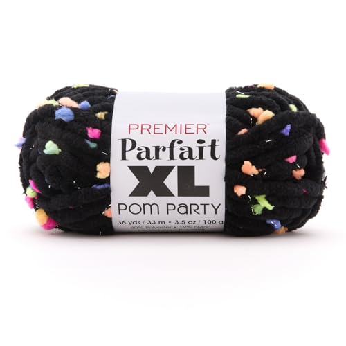 Premier Yarns Parfait XL Pom Party, Jumbo-Gewicht, Chenille-Garn, Farbe 2165-02 Neon Nights Premier Yarns Parfait XL Pom Party, Jumbo-Gewicht, Chenille-Garn, Farbe 2165-02 Neon Nights von Premier Yarns