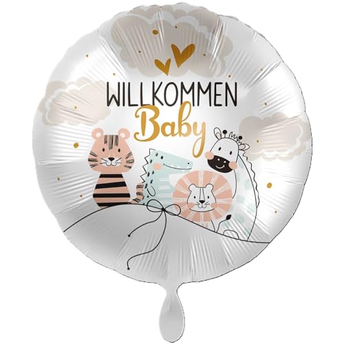 ABC Folienballon XXL "Willkommen Baby" Rund Ø71cm ABC Folienballon XXL "Willkommen Baby" Rund Ø71cm von Premioloon