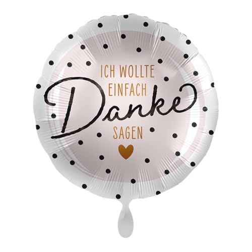 Folienballon * DANKE * als Deko und Geschenk | Text: Ich wollte einfach Danke sagen | Größe: 43cm | Partydeko Luftballon Ballon Dankeschön Folienballon * DANKE * als Deko und Geschenk | Text: Ich wollte einfach Danke sagen | Größe: 43cm | Partydeko Luftballon Ballon Dankeschön von Premioloon