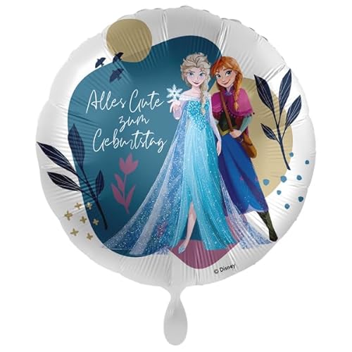 Folienballon * FROZEN * als Deko für Geburtstag und Party | Disney, Größe: 43cm | Partydeko Luftballon Ballon Geschenk Kindergeburtstag von Premioloon