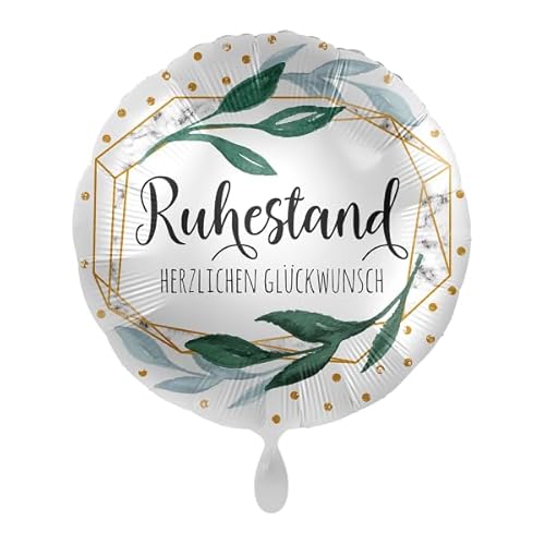 Folienballon * Ruhestand - Herzlichen Glückwunsch * als Deko oder Geschenk für die Rente und Pension | Größe: 43cm | Luftballon Ballon Rentner Folienballon * Ruhestand - Herzlichen Glückwunsch * als Deko oder Geschenk für die Rente und Pension | Größe: 43cm | Luftballon Ballon Rentner von Premioloon