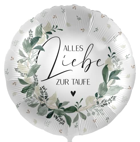 Folienballon Alles Liebe zur Taufe - grün weiß, ca. 43 cm - 81152 Folienballon Alles Liebe zur Taufe - grün weiß, ca. 43 cm - 81152 von Premioloon