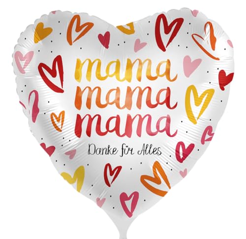 Folienballon Herzballon Mama Mama Mama Danke für Alles ca. 43 cm - 81229 Folienballon Herzballon Mama Mama Mama Danke für Alles ca. 43 cm - 81229 von Premioloon