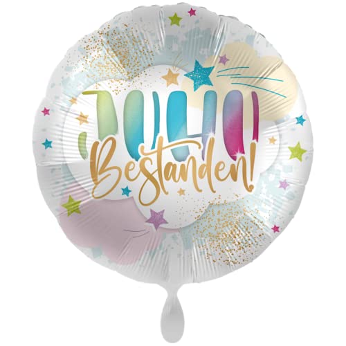Premioloon Ballon - Juhu Bestanden! - Gelb, Rund, 43cm, 1 Stück, Allgemeine Feier, Kinder, Familien, Unisex, Allgemein Premioloon Ballon - Juhu Bestanden! - Gelb, Rund, 43cm, 1 Stück, Allgemeine Feier, Kinder, Familien, Unisex, Allgemein von Premioloon