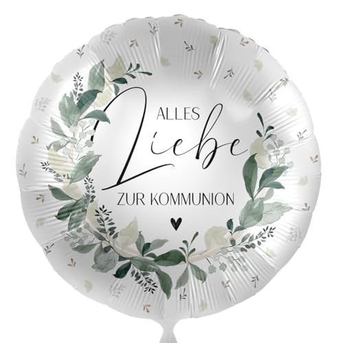 Premioloon Folienballon Alles Liebe zur Kommunion Greenery, ca. 43 cm - 81152 Premioloon Folienballon Alles Liebe zur Kommunion Greenery, ca. 43 cm - 81152 von Premioloon