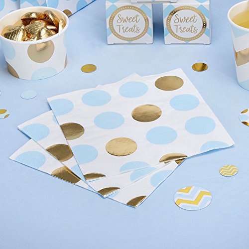 Premium Weddings Papierservietten Punkte hellblau Gold 33 x 33 cm 16 Stück - Hochzeitsservietten Hochzeit Servietten Baby Shower Babyparty Kindergeburtstag Dots hellblau Gold Premium Weddings Papierservietten Punkte hellblau Gold 33 x 33 cm 16 Stück - Hochzeitsservietten Hochzeit Servietten Baby Shower Babyparty Kindergeburtstag Dots hellblau Gold von Premium Weddings