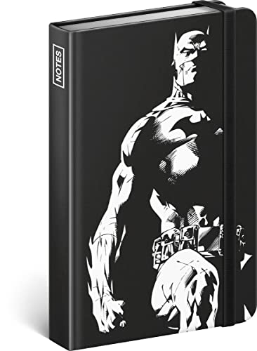 NOTIQUE Notizbuch Liniert, Klein Notizheft für Erwachsene und Kinder, Notizheft, Hardcover Notebook (Batman - Dark Knight) von NOTIQUE