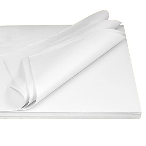 Seidenpapier aus 100% Recyclingpapier Made in Germany - 2 KG im Format 35,5 x 50 cm PresentFill® Premium Blumenseide Weiß 35 g/qm stark - Verpackungsmaterial in vielen Farben von Present Fill