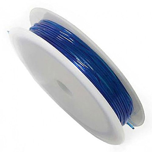 Elastisches Nylonband, 1 mm, auf Spule, 4,5 m, Blau von Présentoirs pour Bijoux