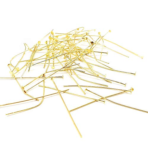 Zubehör Schmuckstäbe, flach, 40 mm (200 Stück), goldfarben von Présentoirs pour Bijoux