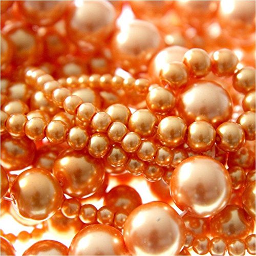 Perlen 10mm Perlen Böhmische Farben 20 Stück Orange von Présentoirs pour bijoux
