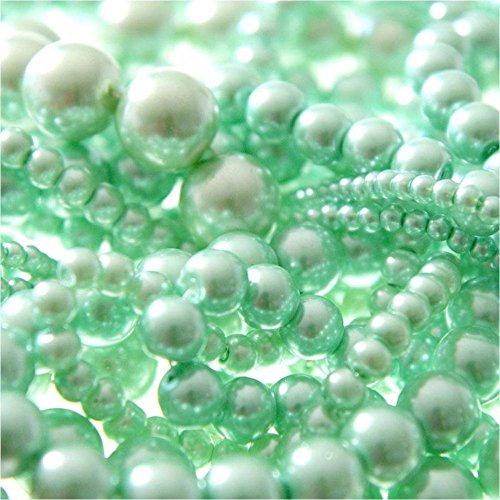 Perlen 8mm Perlen Perlen Perlen Glasperlen Böhmische Pastellfarben 20 Stück Grün von Présentoirs pour bijoux