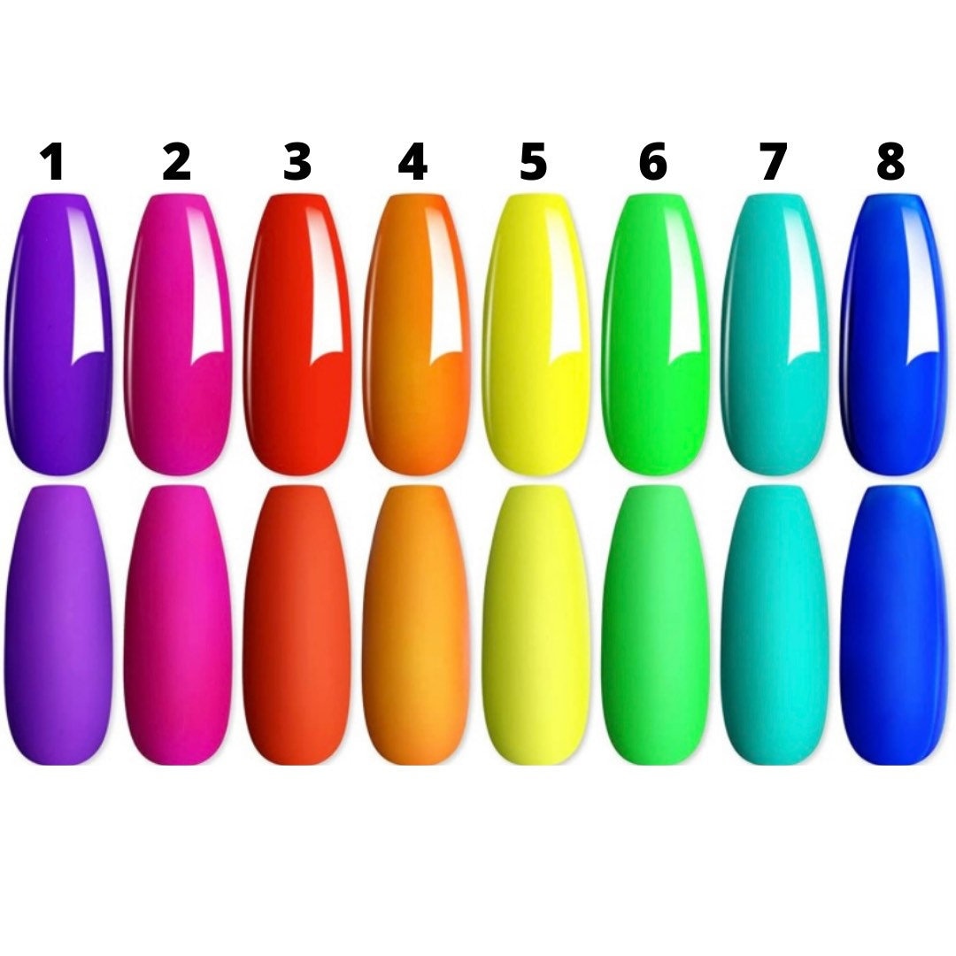 Neon Solid Color Press On Nails von PressLabCo
