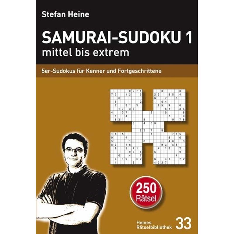 Samurai-Sudoku 1 Mittel Bis Extrem.Tl.1, Kartoniert (TB) von Presse Service Heine