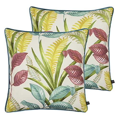 Prestigious Textiles Sumba Feder gefüllte Kissen (Twin Pack), Polyester, Rhumba, 50 x 50cm, 2 von Prestigious Textiles
