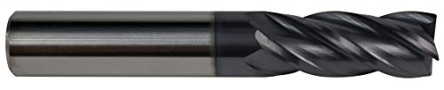 Presto 408484.0 Vollkarbid-Fräser, Standardschaft, 4 Nuten, 4,00 mm Durchmesser, 50 mm Länge, 11 mm Nutlänge von Presto