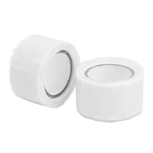 Pretfy 2pcs Selbstverschaffende Silikonbänder, Isolation Wasserdichtes Klebeband für die Reparatur von Wasserrohrschläuchen (Weiß) von Pretfy
